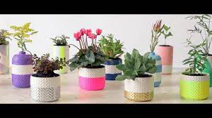 how to paint ceramic pots crafternoon