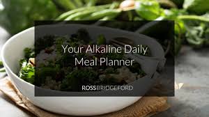 alkaline food planner how to live