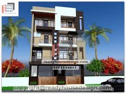 Elevation Design For 4 Floor Home In India