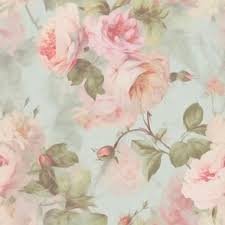 pink rose fabric wallpaper and home