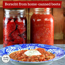 borscht from home canned beets