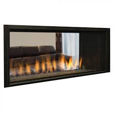 Direct Vent See Through Gas Fireplace