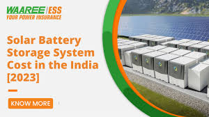 solar battery storage system cost in