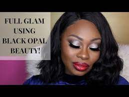 full glam makeup tutorial using black
