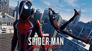 It's not just a skin on top of the standard model, either. Spider Man Miles Morales Ps5 Miles Morales 2099 Suit Free Roam Gameplay 4k Gameplay Youtube