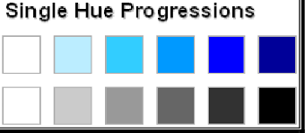 10 single hue progressions partial hue