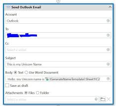 ancd to the desktop outlook