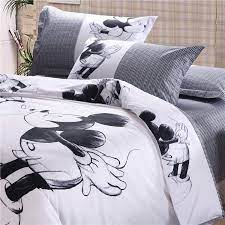 Luxury Mickey Minnie Mouse 4pc Bedding
