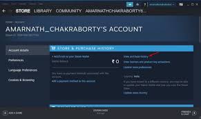 how to view your purchase history in steam