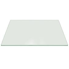rectangle glass table top