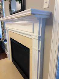 how to update a fireplace mantel with