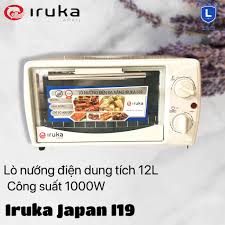 Lò nướng điện mini Iruka I19 | Dung Tích 12L | Công Suất 1000W | Bảo hành  chính hãng 12 tháng