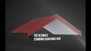standing seam metal roof ridge vent