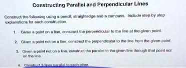 Solved Text Constructing Parallel And