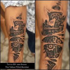 biomechanical engine tattoo at best