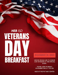 heb isd s veterans day breakfast 2023