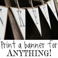 Printable Banner Letters Template Free Download Them Or Print