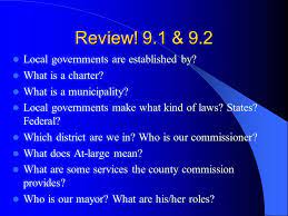review 9 1 9 2 local governments are