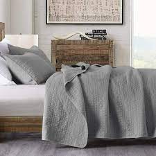 Horimote Home Quilt Set Queen Size Grey