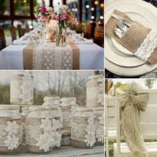 Cheap party diy decorations, buy quality home & garden directly from china suppliers:2meter/pcs width 5cm jute burlap rolls hessian ribbon with lace vintage rustic wedding decoration ornament burlap wedding favor enjoy ✓free shipping worldwide. Burlap And Lace Wedding Inspiration