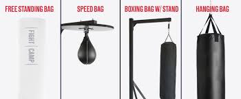 types of punching bags how to choose