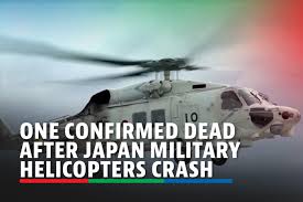 One confirmed dead after Japan military helicopters crash | ABS-CBN News