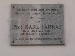 Karl also answers to karl parkas, and perhaps a couple of other names. Karl Farkas 7 Bezirk Denkmaler Gedenktafeln Gedenkbusten Bilder Im Austria Forum