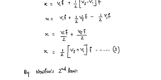 Second Law And The Equations Of Motion