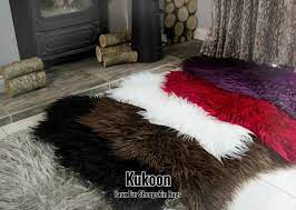 faux fur sheepskin rugs non slip