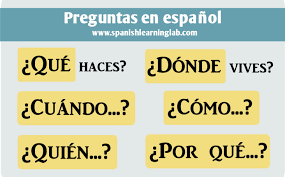 Please adjust your input and try again. Asking Questions In Spanish Question Words And Examples Spanishlearninglab