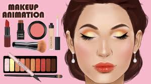 makeup transformation animation