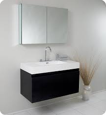 Modern Wall Mount Bathroom Vanity Set