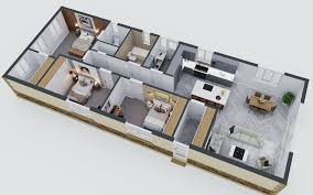 3d Floor Plan Skrenders 3d