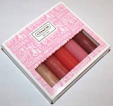 coach poppy lipgloss set swatches