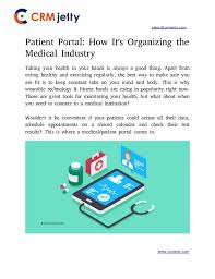 Are patient portal emails being received? Patient Portal How It S Organizing The Medical Industry
