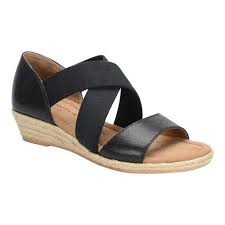 Womens Comfortiva Brye Strappy Sandal Size 10 N Black