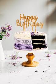 Find and save ideas about 30 birthday cake on pinterest. 30th Birthday Chocolate Cake With Lavender Ruffle Frosting Hummingbird High