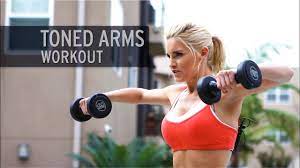 toned arms workout you