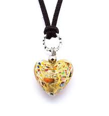 Authentic Murano Glass Heart Pendant