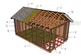 Wood Shed Plans 12x20 Shed Plans