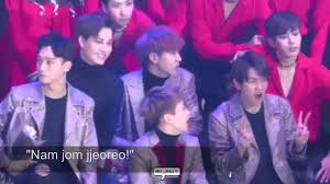 Bts Exo Interactions The 5th Gaon Chart Kpop Awards 160217