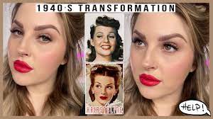 1940s hair makeup tutorial