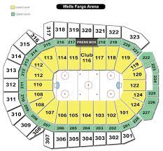 wells fargo arena seating chart wells