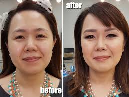 asian makeup natural before and after