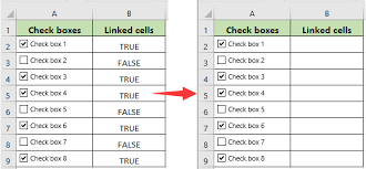 Cell When Linked To Checkbox In Excel