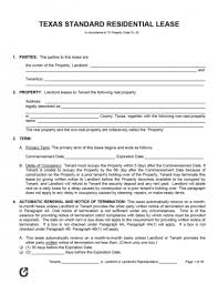 California association of realtors residential lease agreement deciphered. Free Texas Rental Lease Agreement Templates Pdf