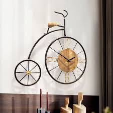 Bike Clock For Wall Decor Charmydecor