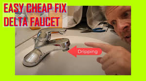 easy fix delta faucet drip repair