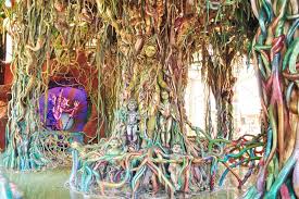 An Artistic Banyan Tree At Utsav Rock