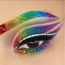 viral rainbow eyeshadow tutorial